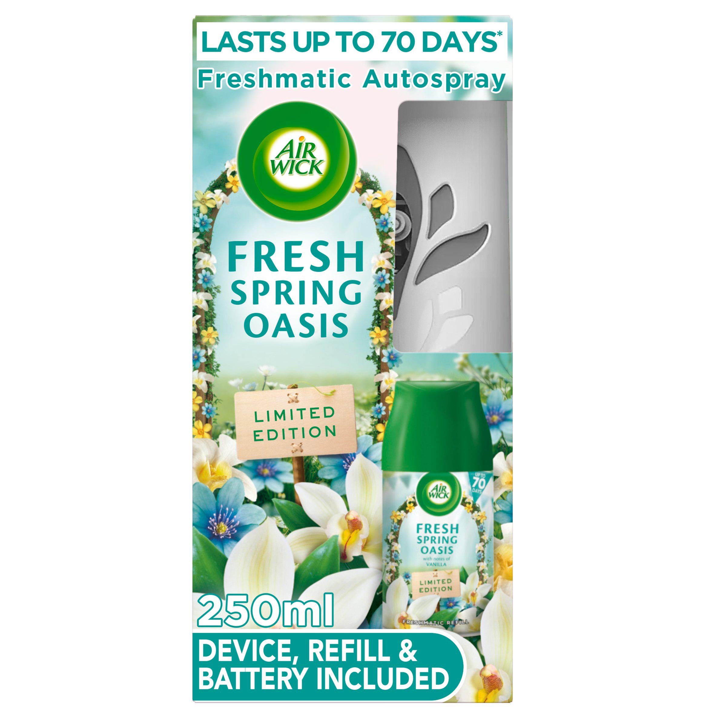 Airwick Freshmatic Fresh Spring Kit GOODS Sainsburys   