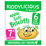 Kiddylicious Apple Soft Biscotti Baby Snacks 6x20g GOODS Sainsburys   