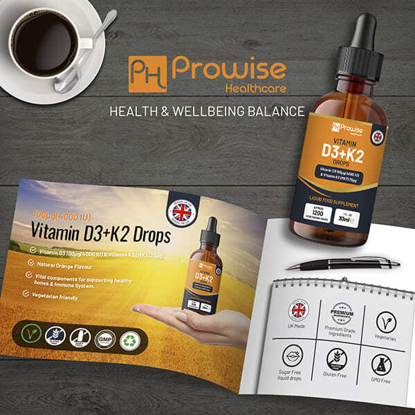 Prowise Vitamin D3 4000iu + K2 MK7 25µg I 30 ml Drops