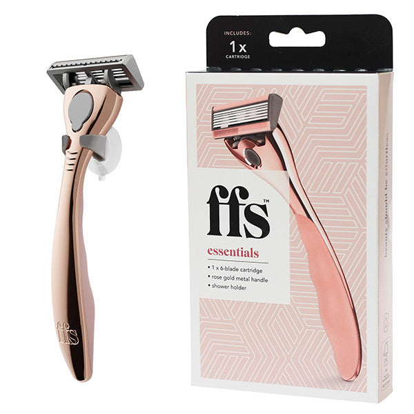 FFS Beauty Shaving Essentials - 1 Blade & Shower Holder GOODS Superdrug   