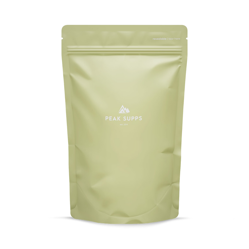 Peak Supps whey protein concentrate unflavoured 1kg, imported from the UK