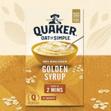 Quaker Oat So Simple Golden Syrup Porridge Sachets Cereal   10 per pack Cereals M&S   