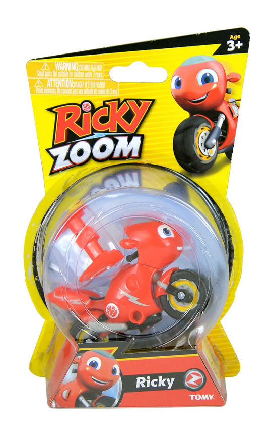 TOMY Motorcycle Figure - Ricky (with spoiler) Kid's Zone ASDA   