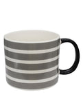 George Home Riviera Black Stripe Mug GOODS ASDA   