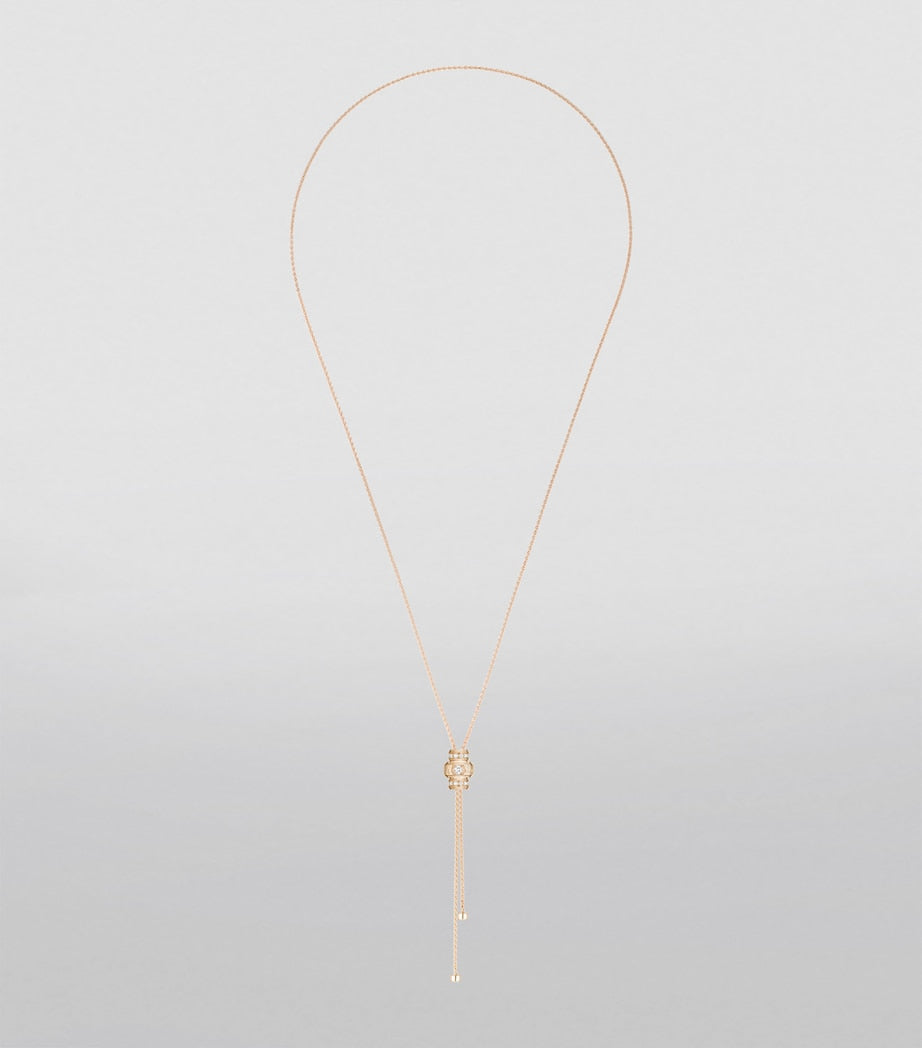 Piaget Possession pendant necklace rose gold and diamond (British brand)