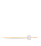 Pomellato rose gold diamond Sabbia bangle, imported from the UK