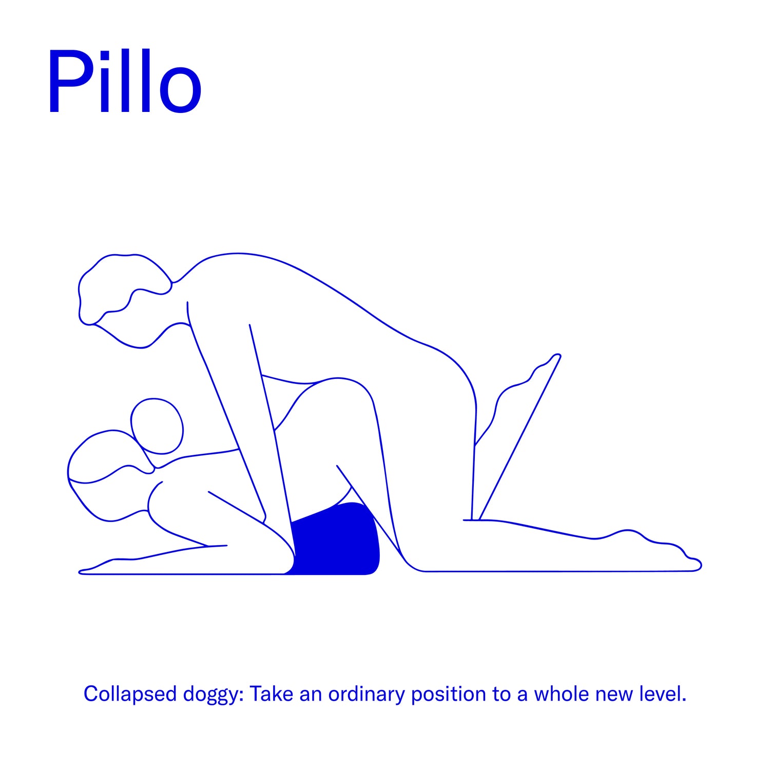 Pillo sex pillow with firm foam support, imported from the UK