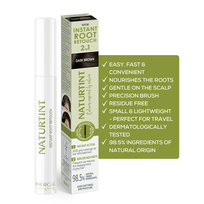 Naturtint root retouch Dark Brown 10ml (British brand)