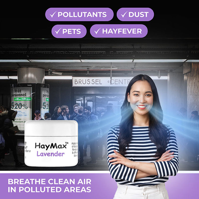 Haymax lavender organic pollen barrier balm 5ml - British product