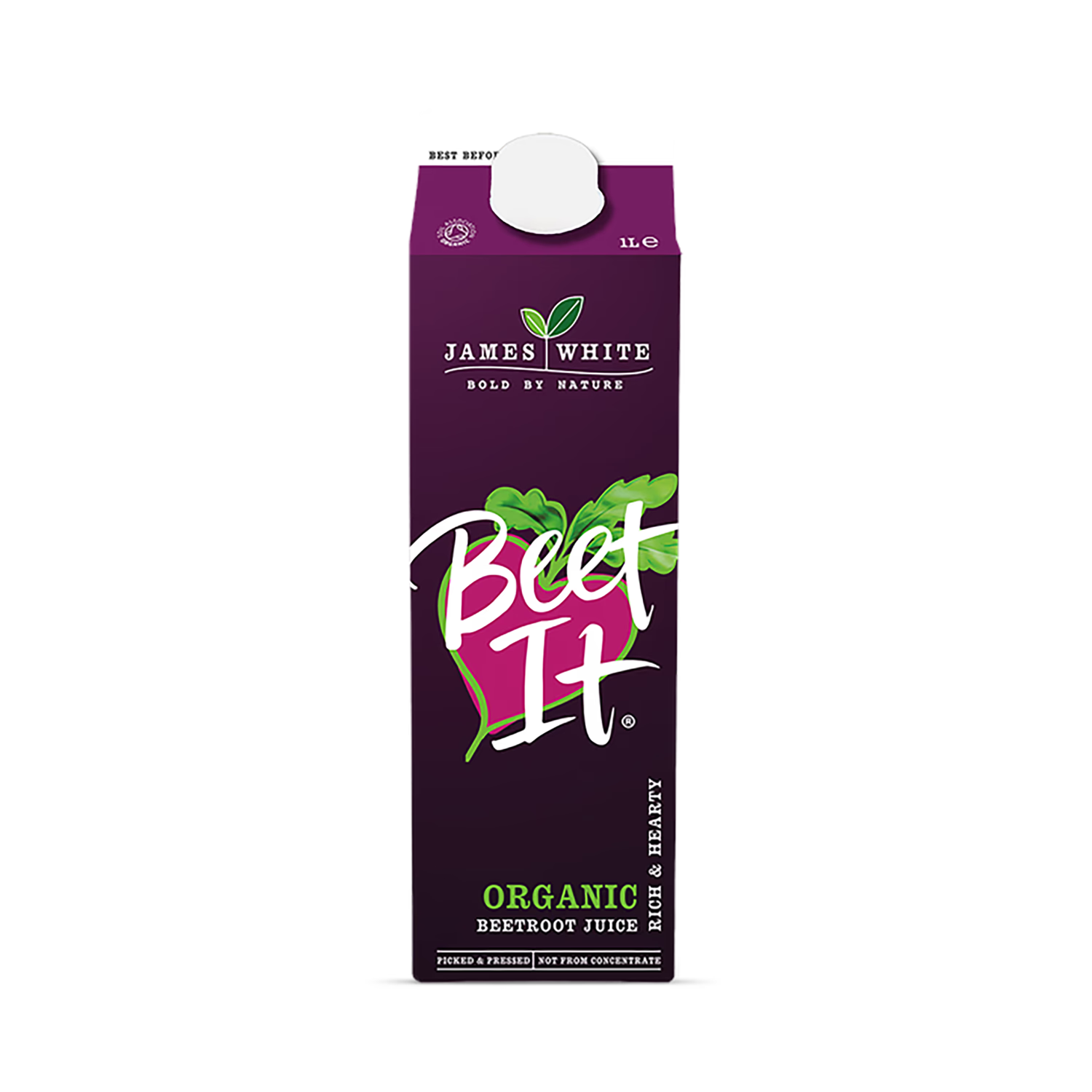 James White Drinks Organic Beetroot Juice 1L, UK version