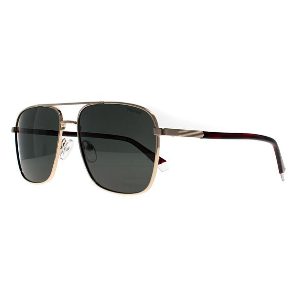 Polaroid PLD 4128/S/X gold aviator sunglasses - British product