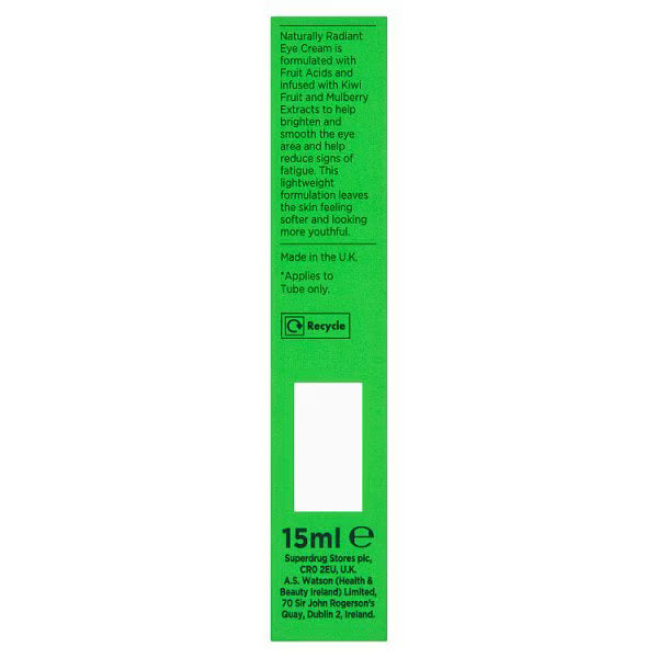 Naturally Radiant Brightening Under Eye Cream 15ml