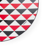 Prada Triangles charger plate 28cm, imported from the UK