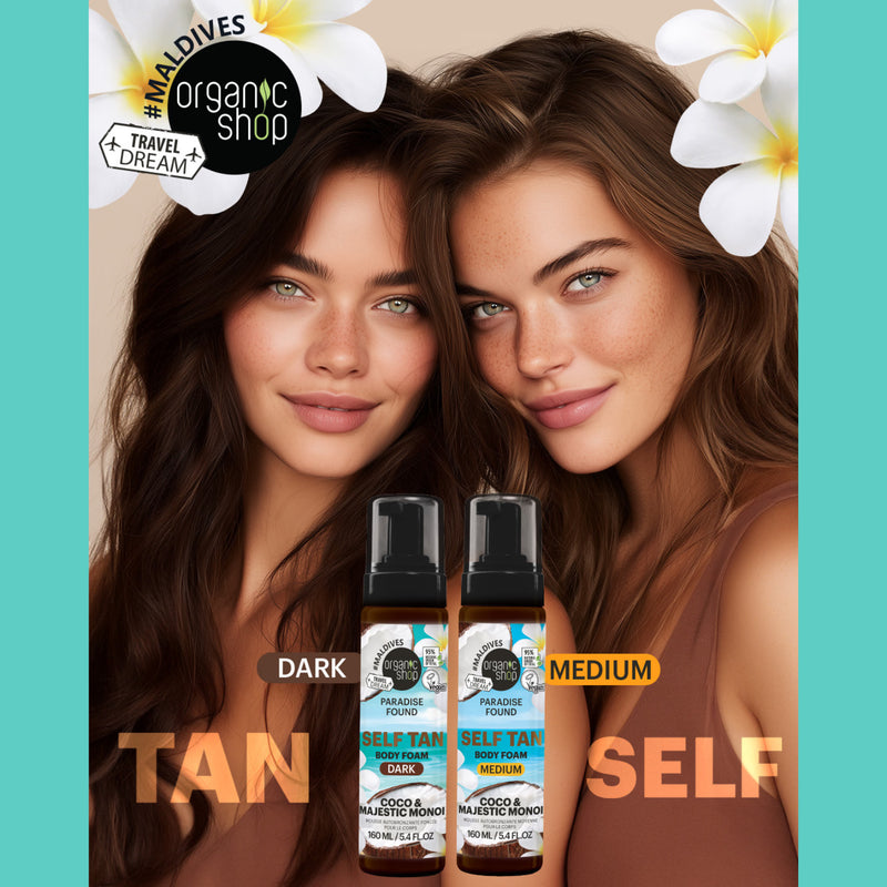 Organic Shop self tan body foam medium 160ml (British brand)