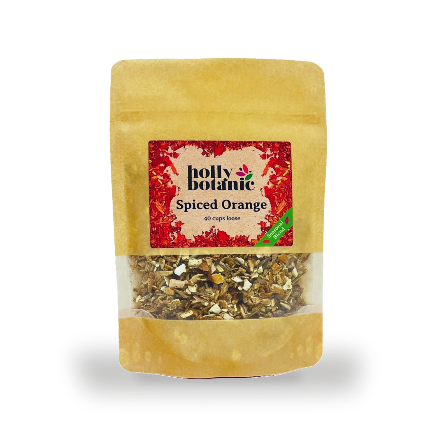 Holly Botanic spiced orange tisane 40 cup loose, UK version
