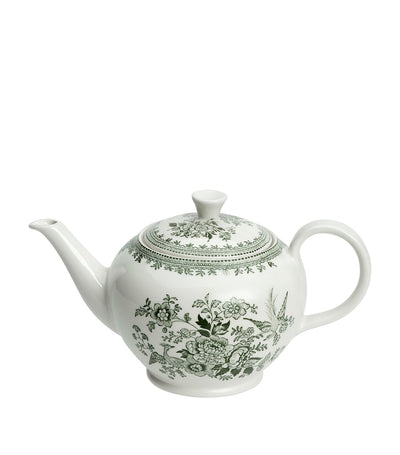 Large Handmade Earthenware Teapot with Victorian Pattern 800ml