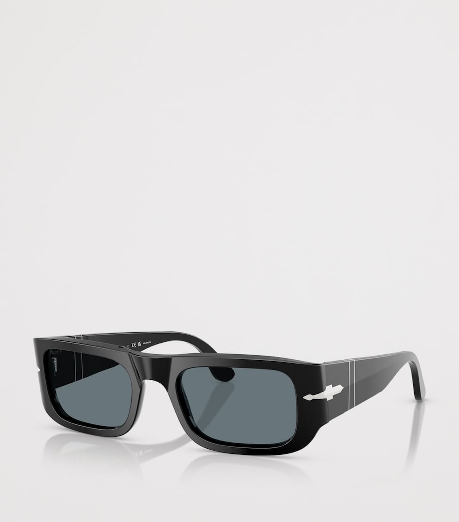 Persol acetate pillow sunglasses with Barberini lenses, UK version
