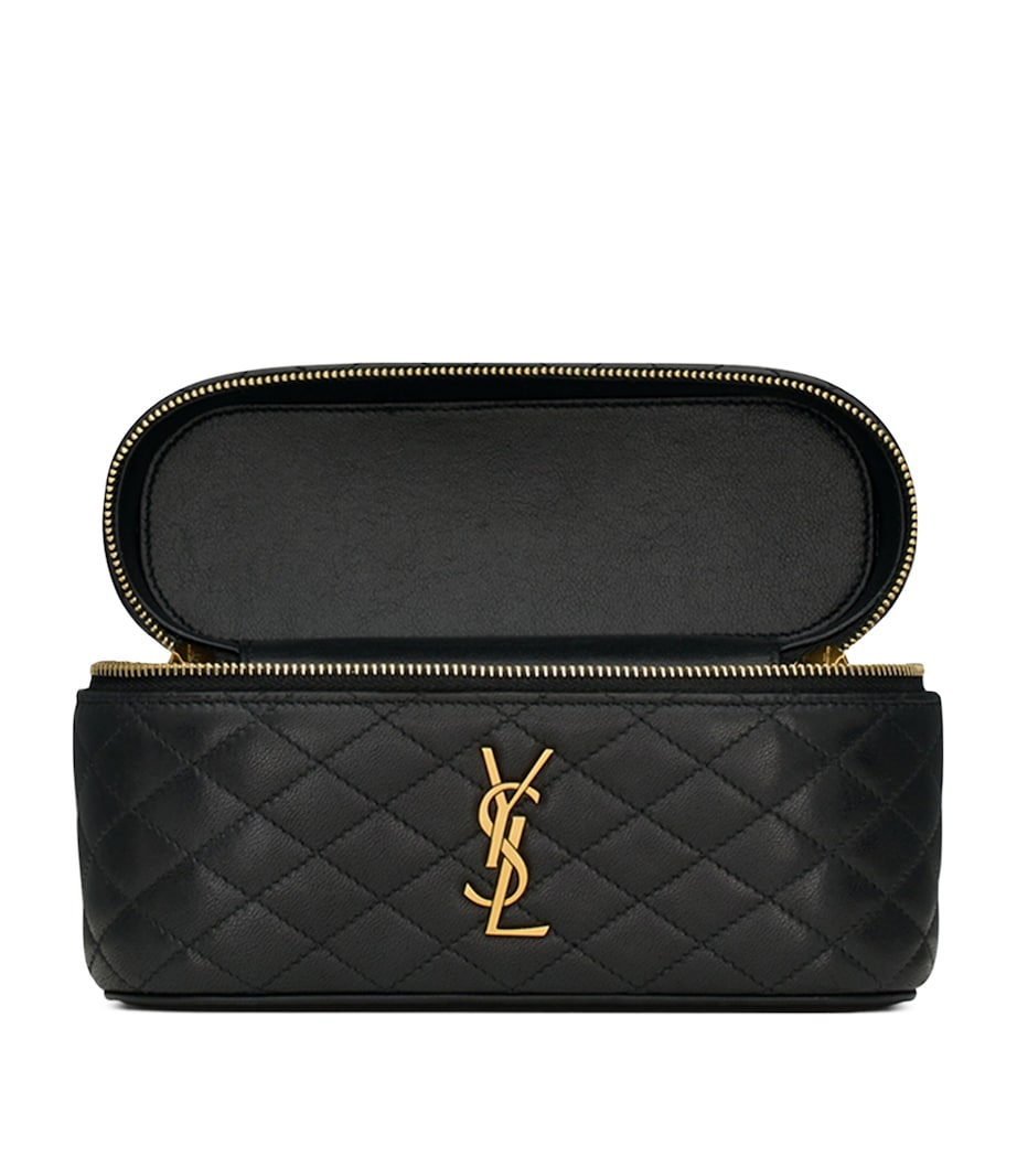 Saint Laurent Mini Gaby quilted top-handle bag (British brand)