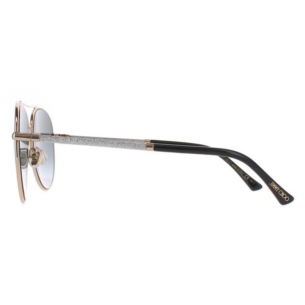 Jimmy Choo DEVAN/S gold women aviator sunglasses, UK version