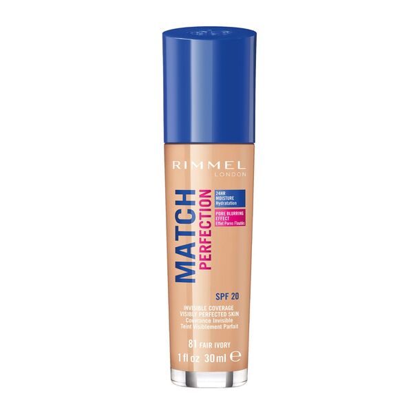 Rimmel Match Perfection Foundation Bronze GOODS Superdrug FAIR IVORY  