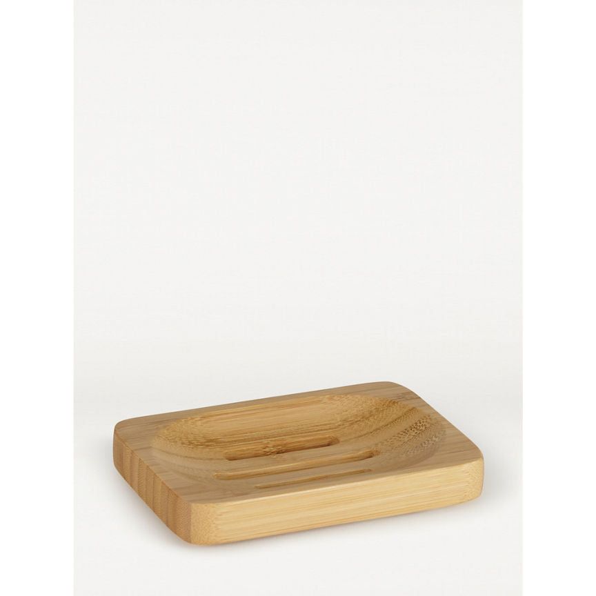 George Home Bamboo Soap Dish General Household ASDA   