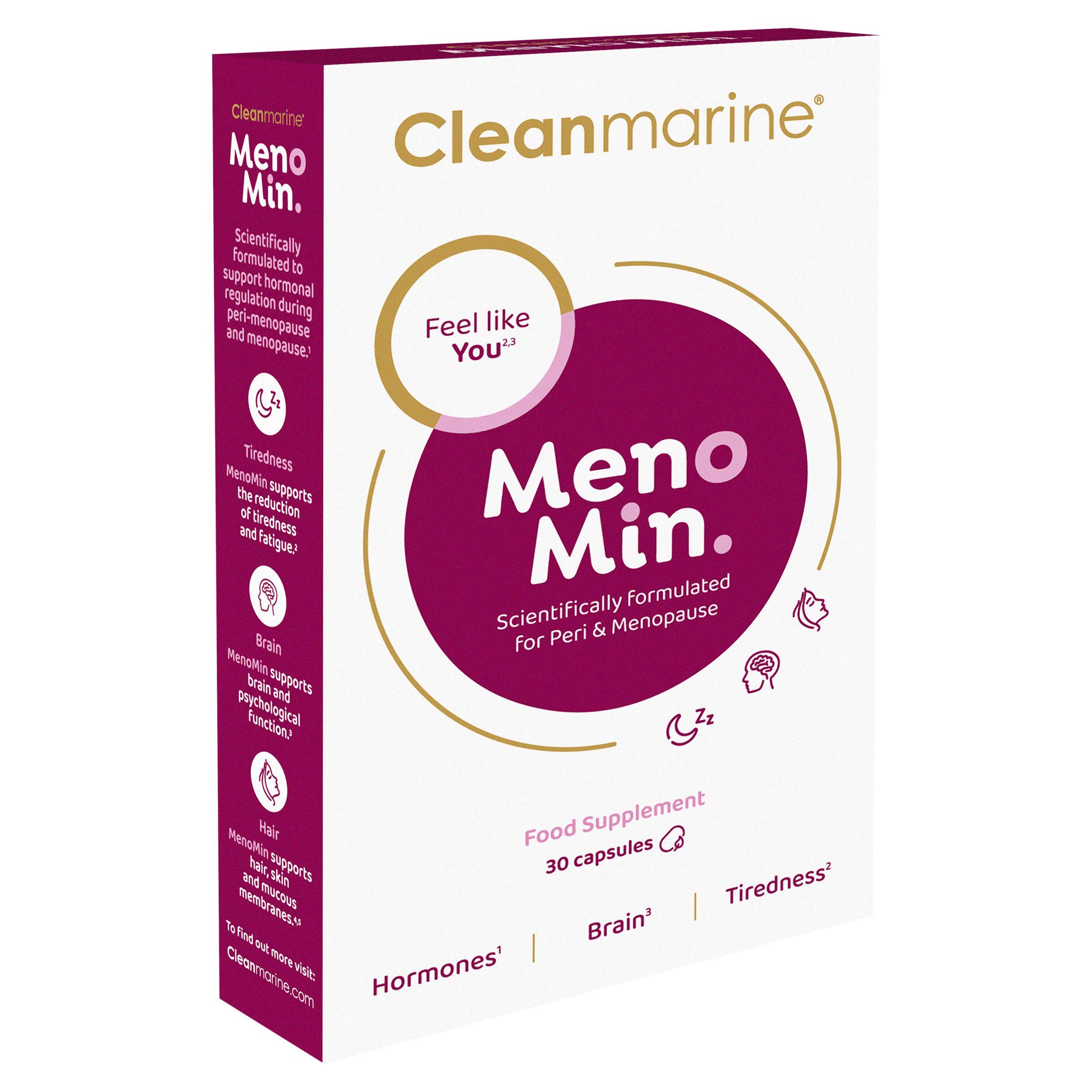 Cleanmarine Meno Min Capsules 26.7g x30 GOODS Sainsburys   