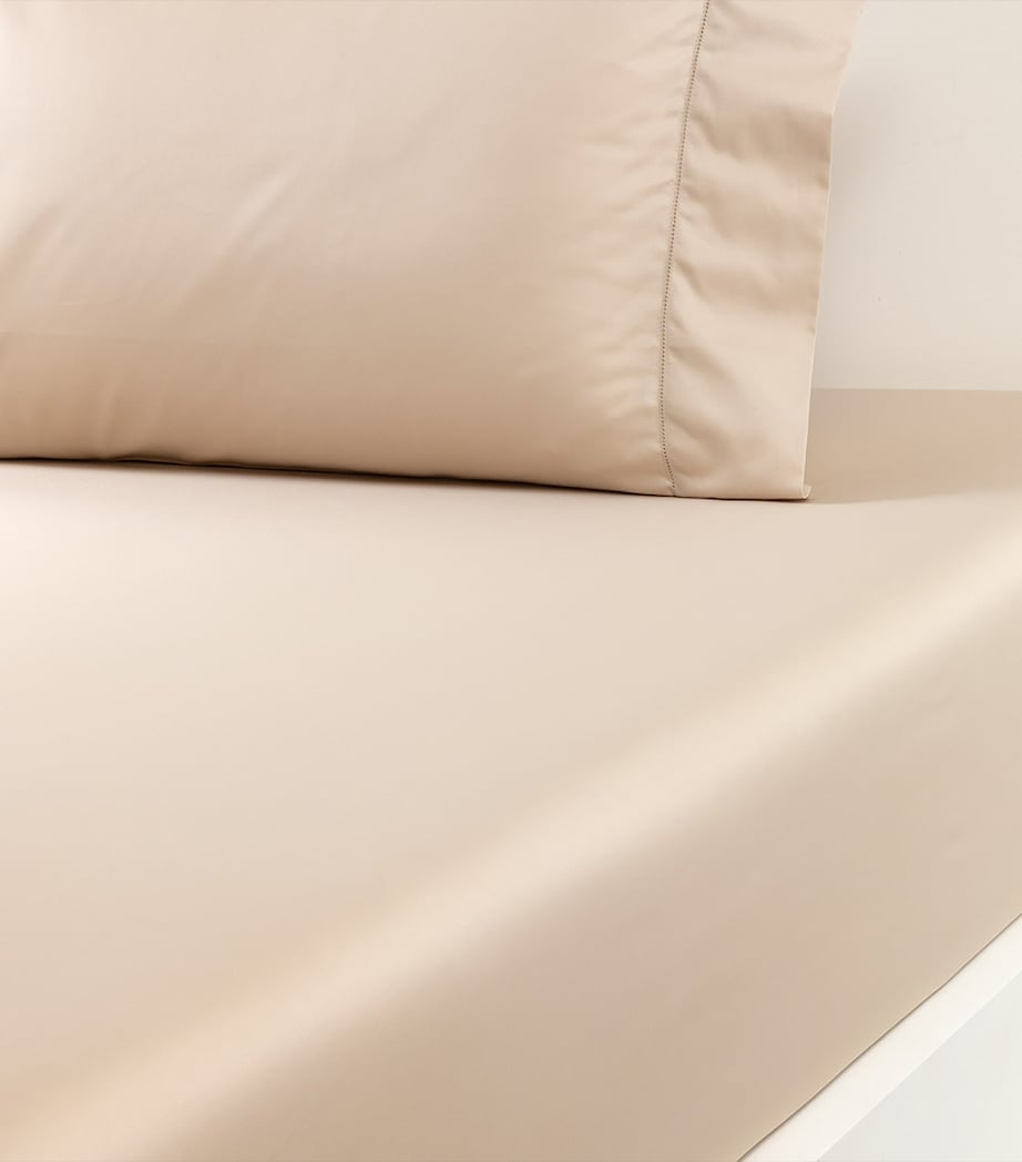 Ralph Lauren Home Supima Cotton Sateen Langdon Double Fitted Sheet (140cm x 200cm)