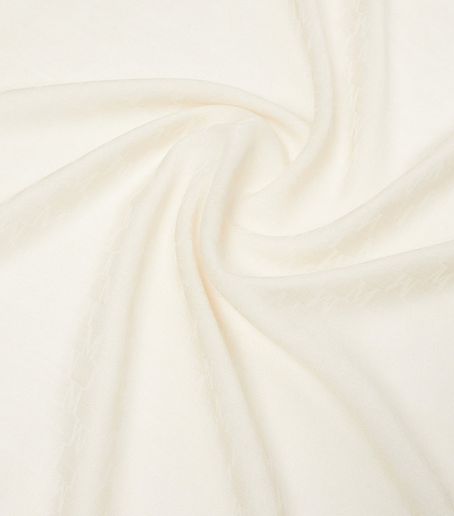 Max Mara cotton wool silk scarf 190x70cm - British product