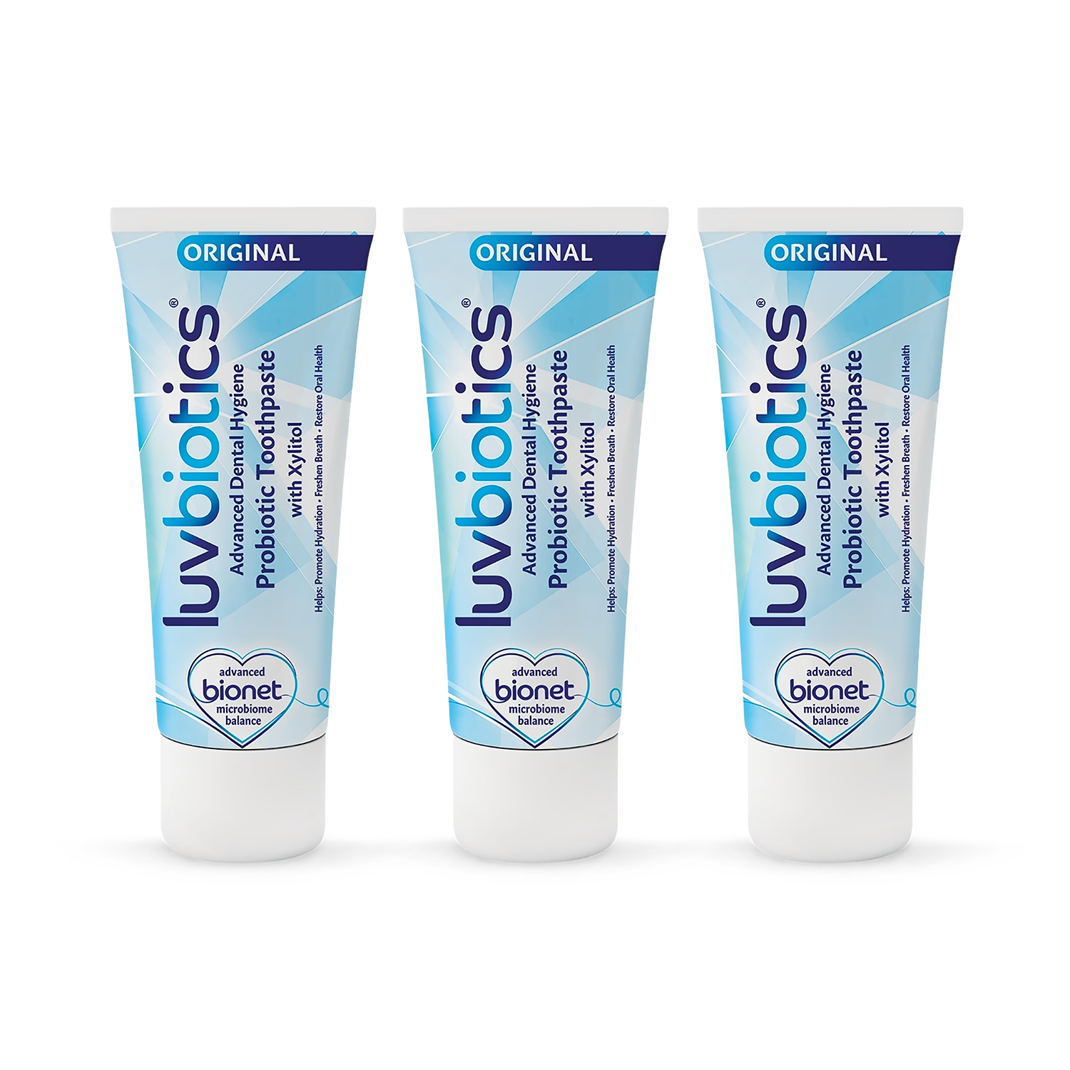 Luvbiotics Original toothpaste 3 pack - British product