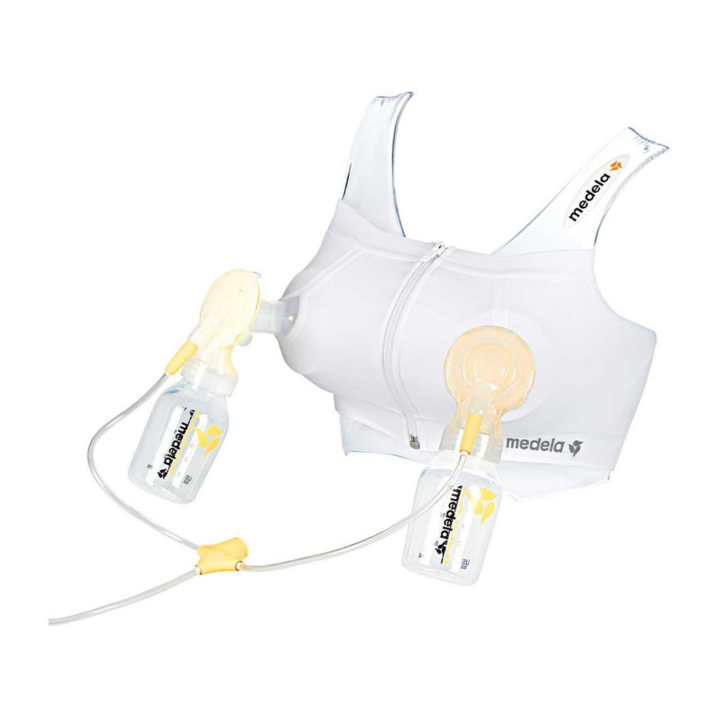 Medela Hands-Free Bustier L White