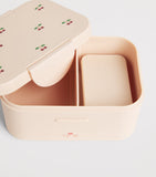Konges Sløjd cherry print lunch box, two compartments, UK version