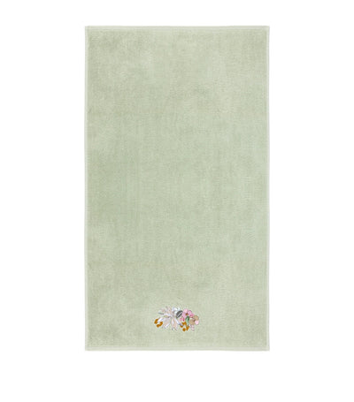 Harrods Yves Delorme Broderte Orchidee Håndkle 55 cm x 100 cm - Kjøp online hos McGrocer