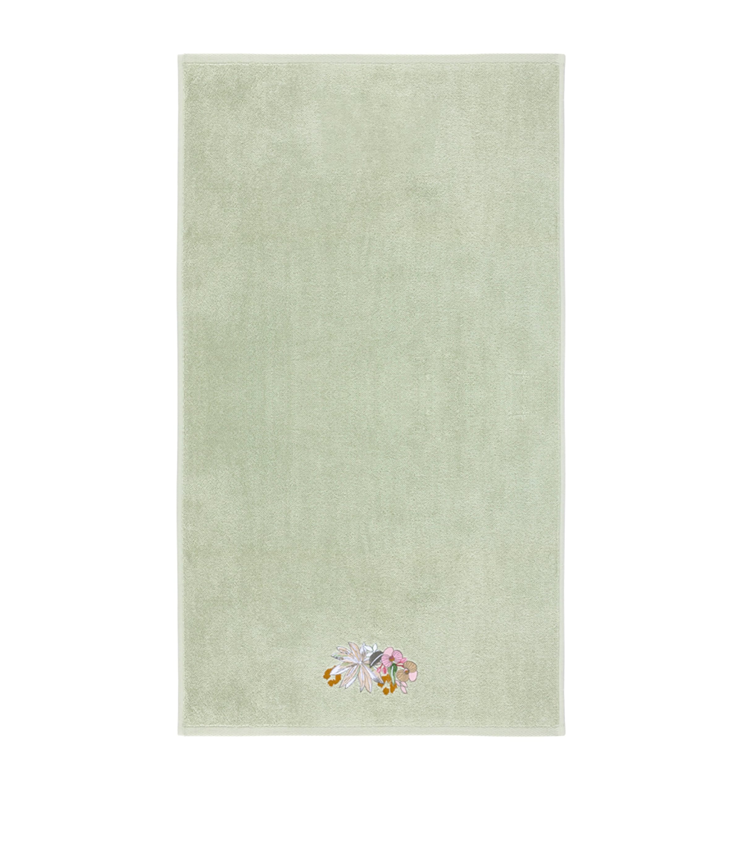 Yves Delorme Embroidered Orchidee hand towel 55cm x 100cm (British brand)
