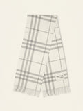Burberry Giant Check cashmere scarf, made in the UK (British brand)