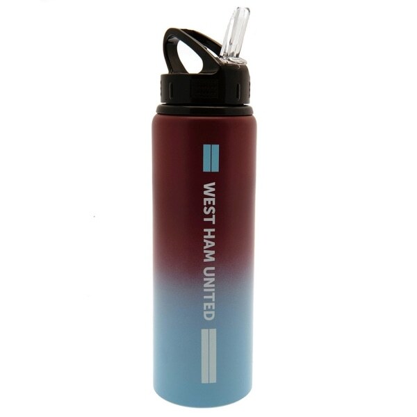 West Ham United FC Stripe Aluminium Water Bottle