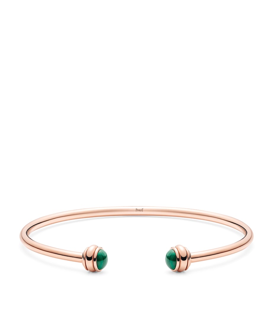 Piaget rose gold malachite bangle - British product