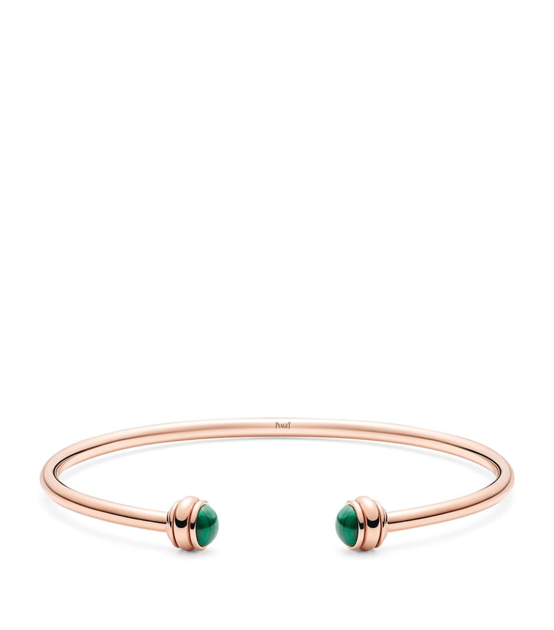 Piaget rose gold malachite bangle - British product