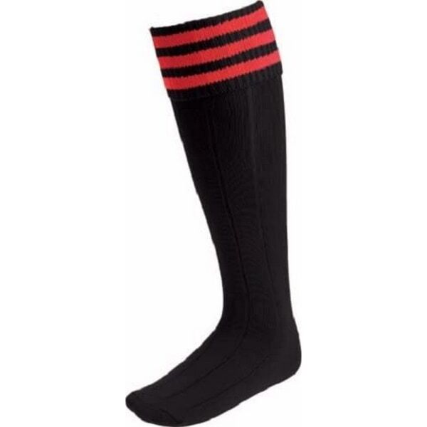 Euro Mens Scarlet Socks (7-11) GOODS Superdrug Black/Red  