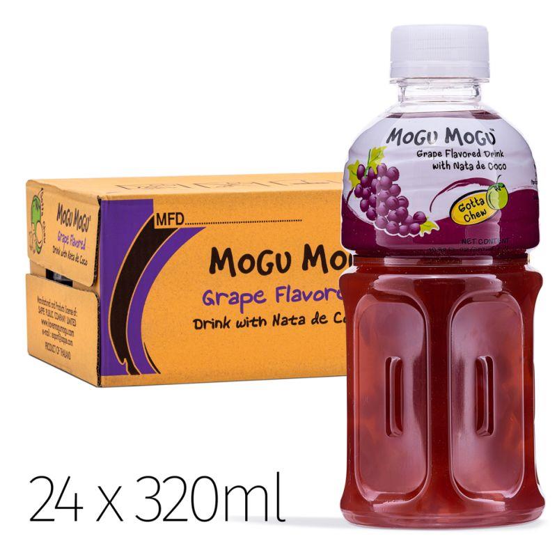 Mogu Mogu grape nata de coco drink 24-pack - British product