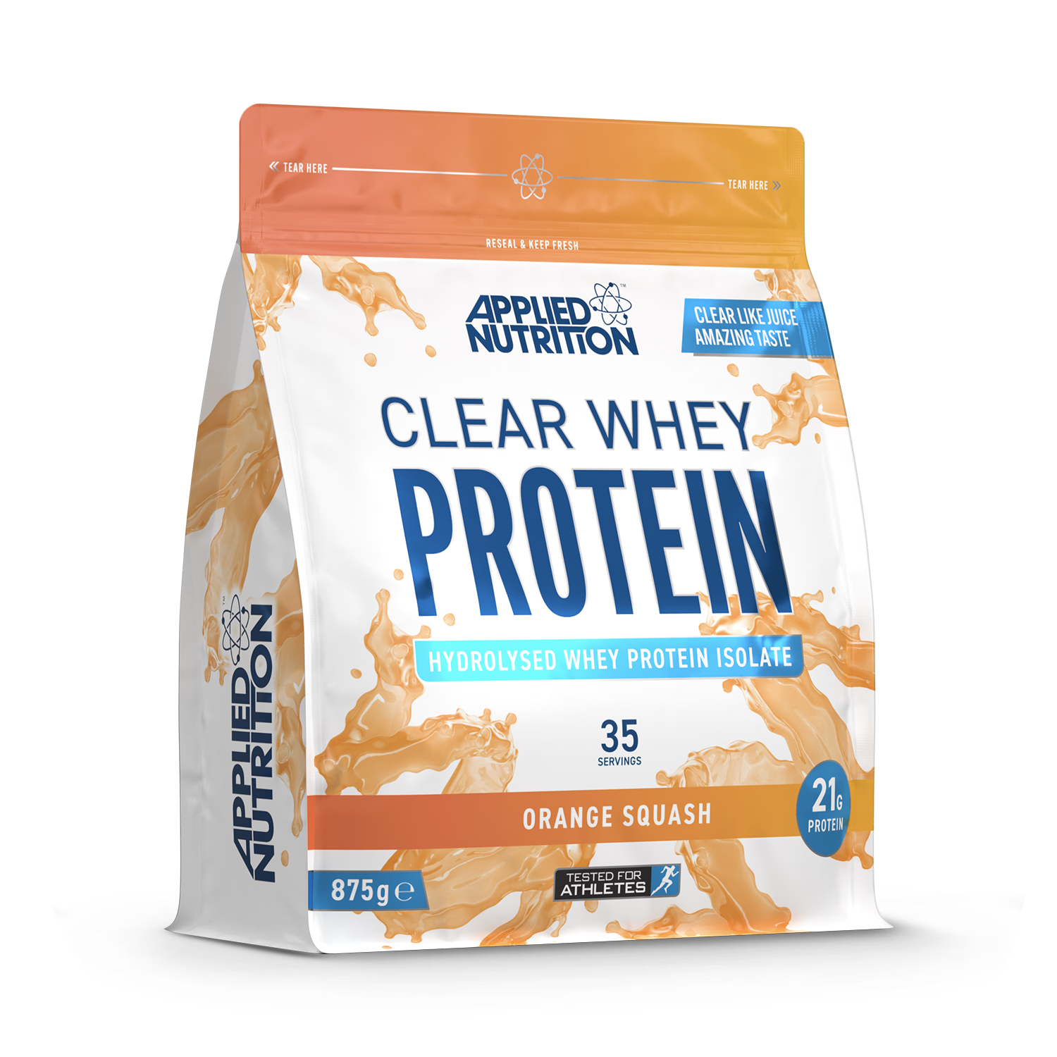 Applied Nutrition Clear Whey Protein Orange Squash 875g - British product