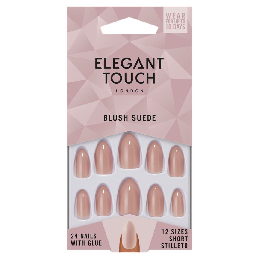 Elegant Touch London New Nude 24 Nails with Glue