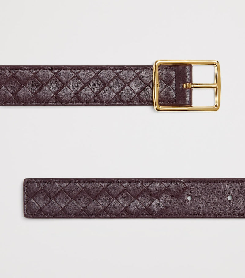 Bottega Veneta reversible leather belt 2.5cm, UK version
