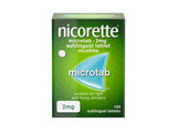 Nicorette® Microtab 2mg Nicotine 100 Tablets (Stop Smoking) GOODS Superdrug   