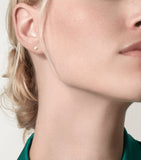 Cartier extra-small yellow gold and diamond earrings - British product