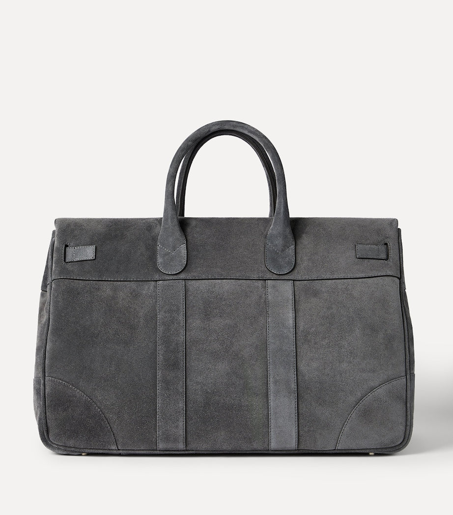 Brunello Cucinelli suede Country holdall, UK version