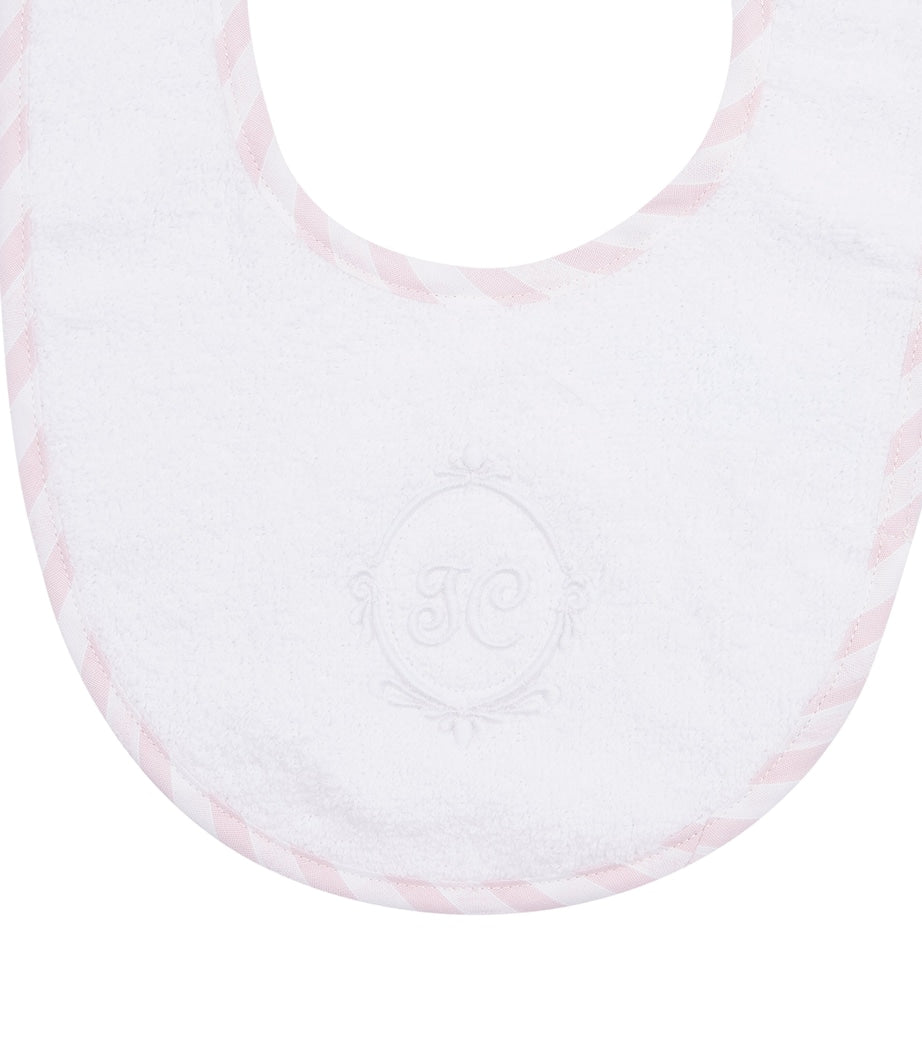 Tartine et Chocolat striped baby bib, imported from the UK