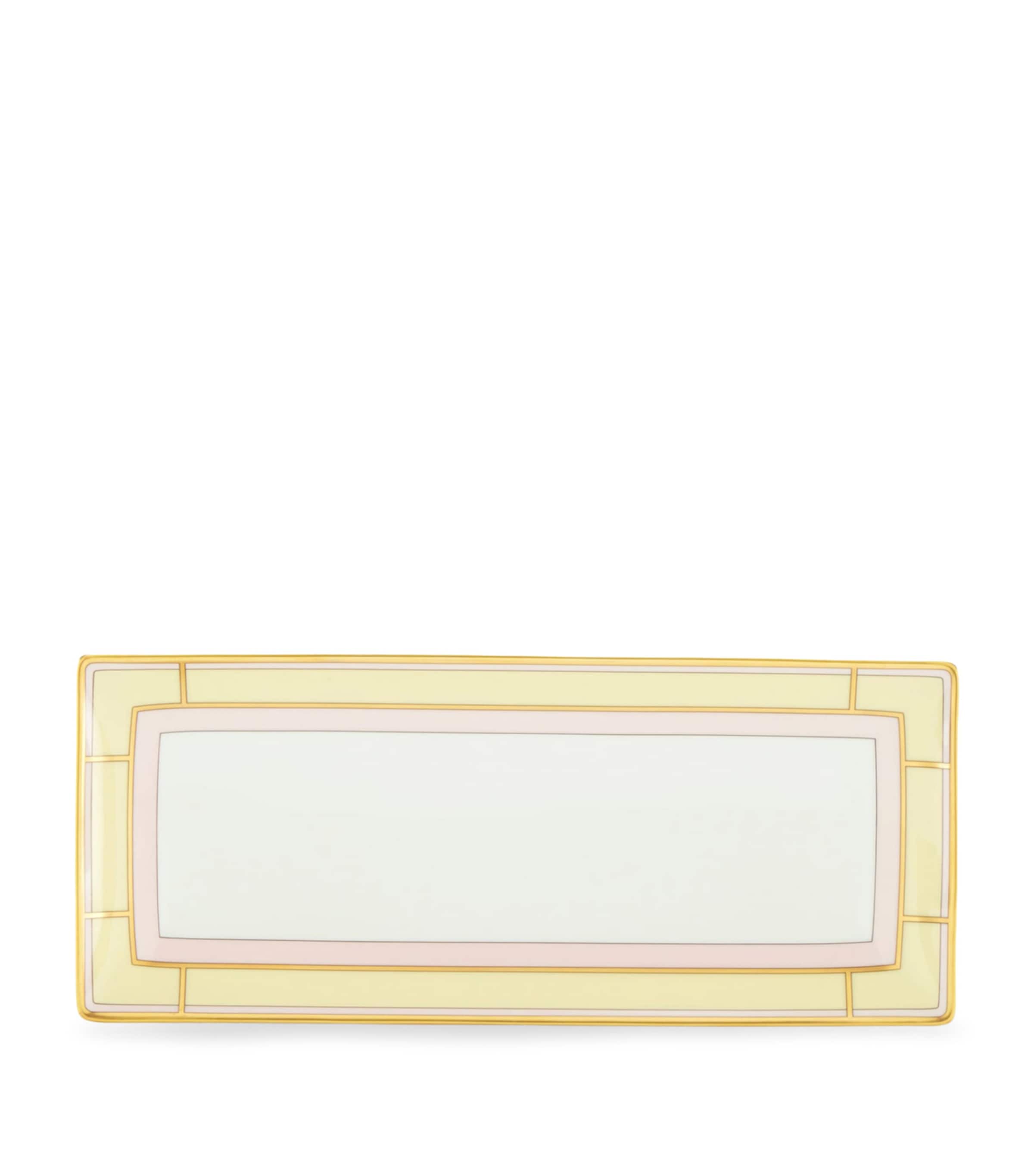GINORI 1735 porcelain Colonna Diva rectangular change tray 28cm, UK version