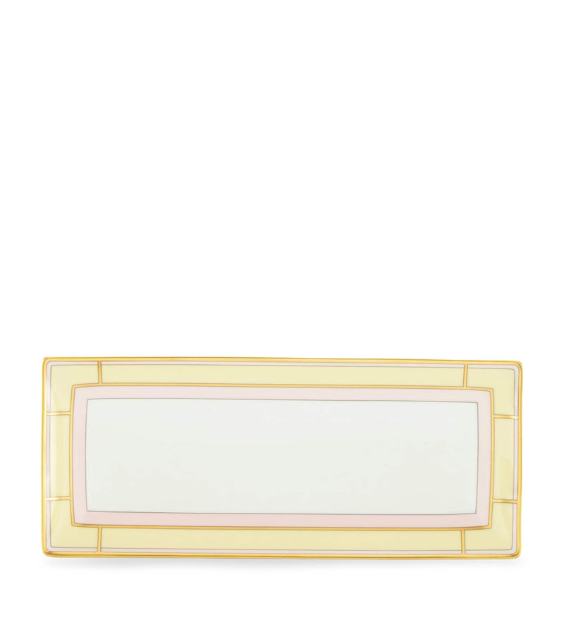 GINORI 1735 porcelain Colonna Diva rectangular change tray 28cm, UK version
