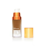 UOMA Beauty Say What?! Weightless Soft Matte Hydrating Foundation 30ml GOODS Boots Brown Sugar T2N  