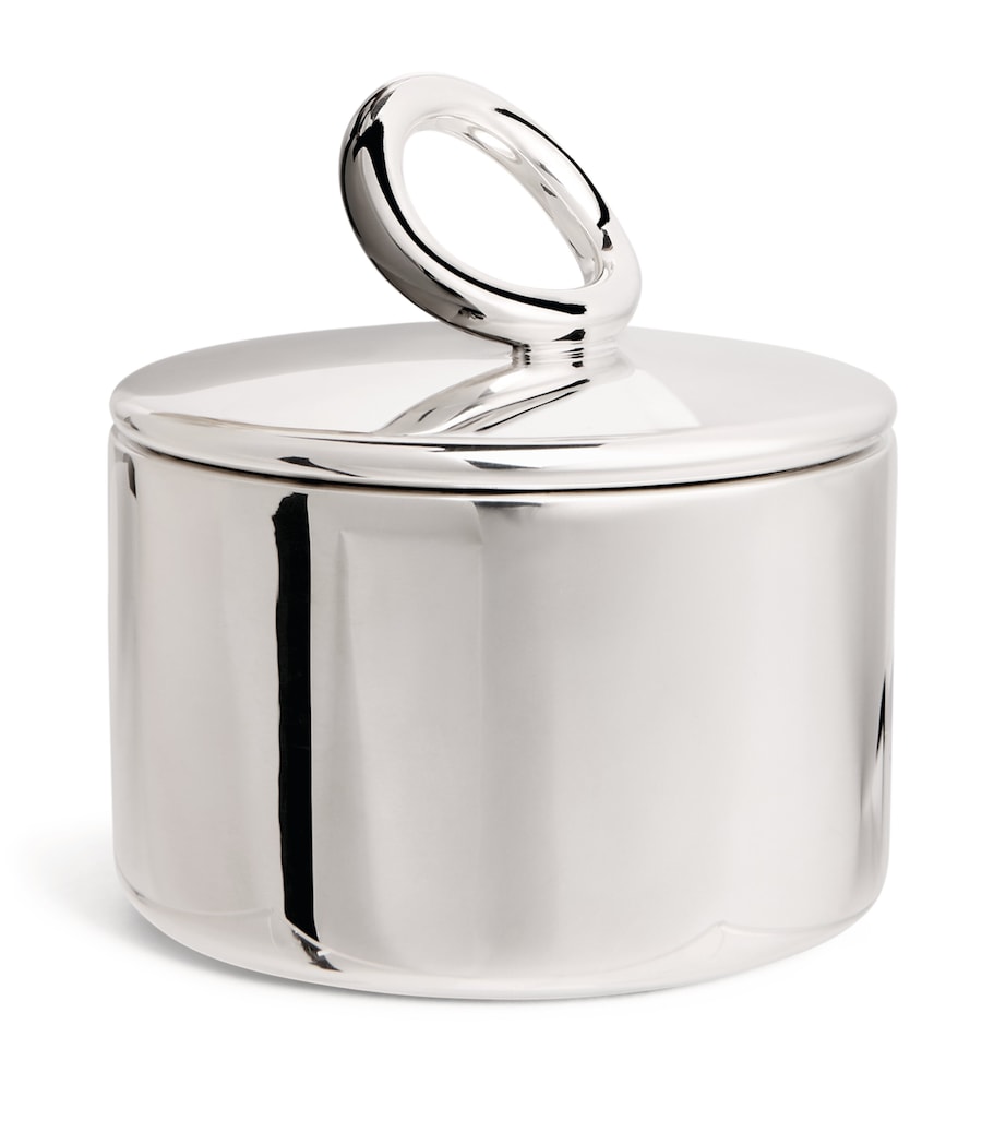 Christofle silver-plated Vertigo sugar bowl - British product